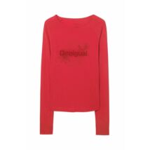 Desigual  női piros T-shirt Essential M