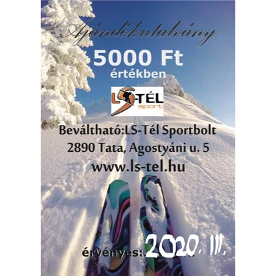 5.000Ft-os ajándékutalvány