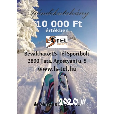 10.000ft-os ajándékutalvány