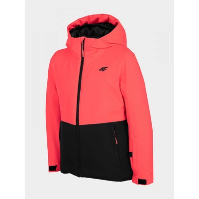 4F lányka síkabát koral neon