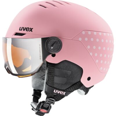 Uvex Rocket Junior Visor síbukósisak pink/conf