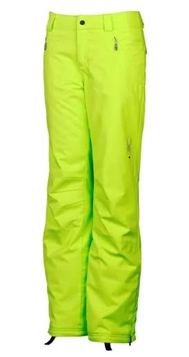 Spyder Thrill tailored fit lime pant 12