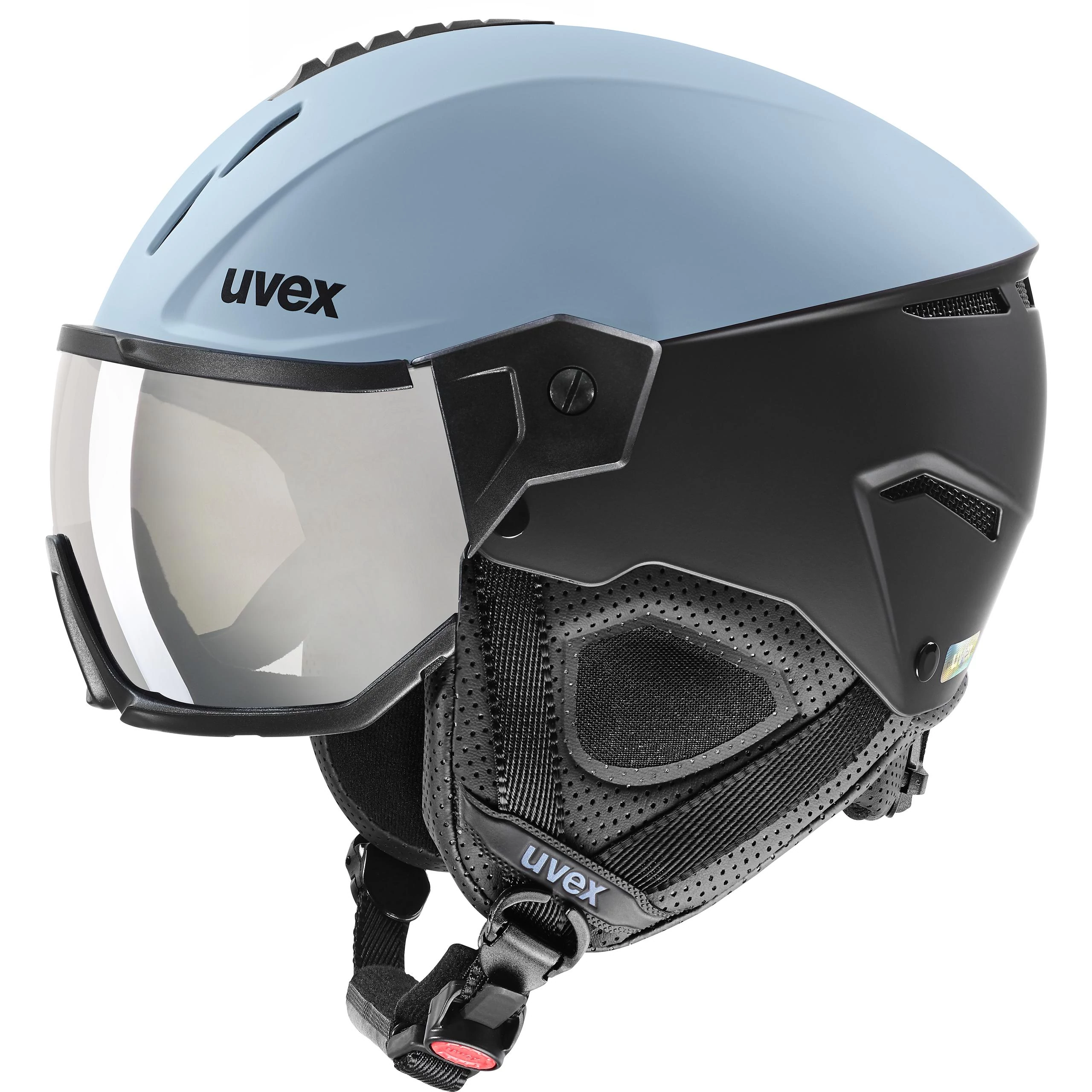 Uvex Instinct Visor síbukósisak Glacier Black matt