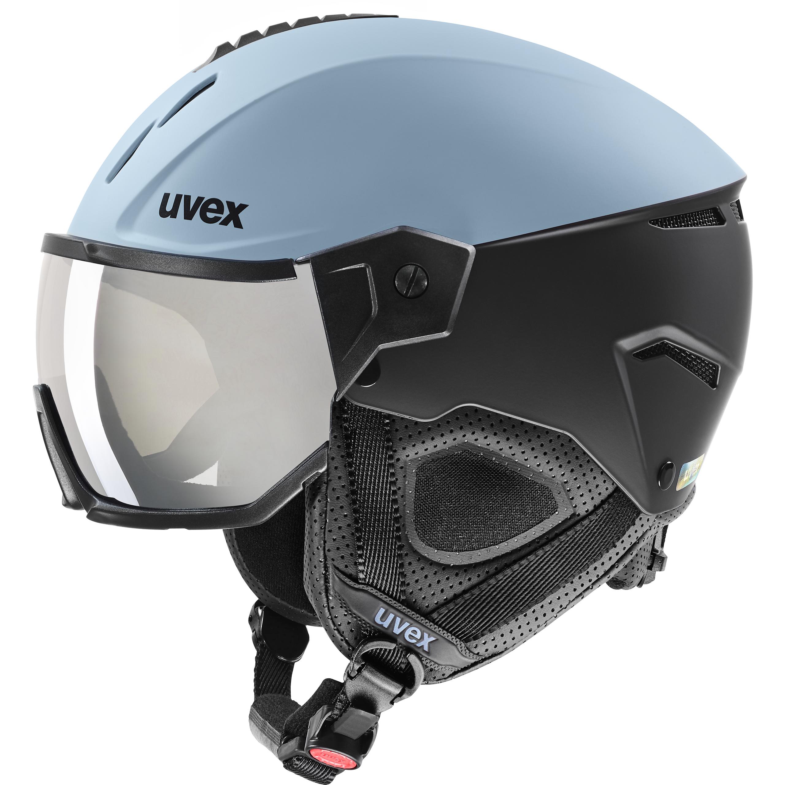 Uvex Instinct Visor síbukósisak Glacier Black matt